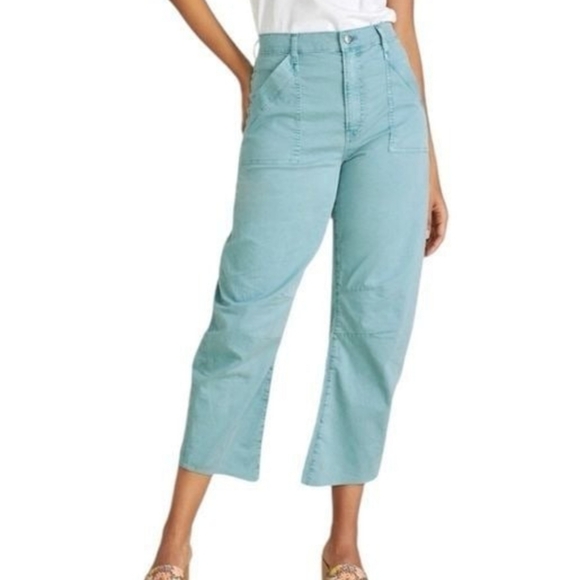 Veronica Beard Pants - Veronica Beard Charlie Barrel Leg High Rise Pants